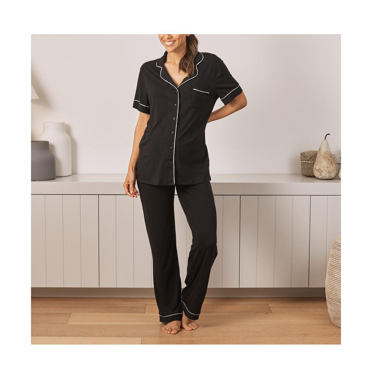Angel Maternity Short Sleeve 2-piece Pajama