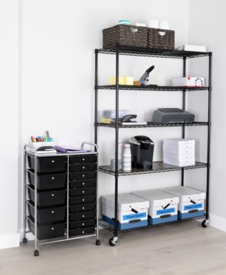 15-Drawer Organizer Cart