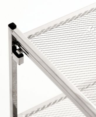 4-Tier Metal Mesh Stackable Shoe Rack