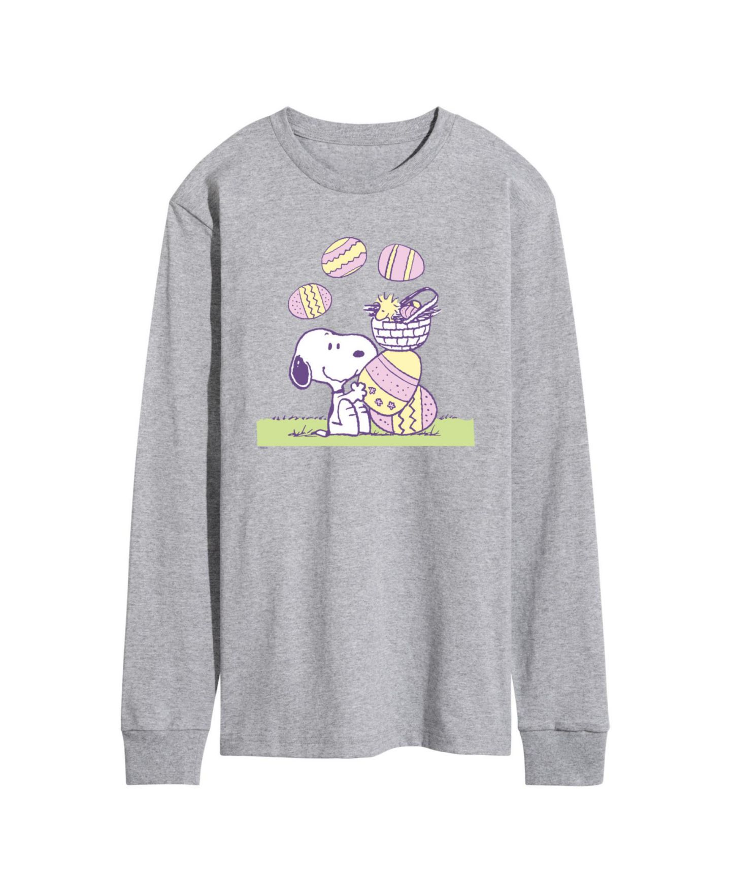 Мужские футболки AIRWAVES Peanuts Long Sleeve, цвет: Серый — фото 1