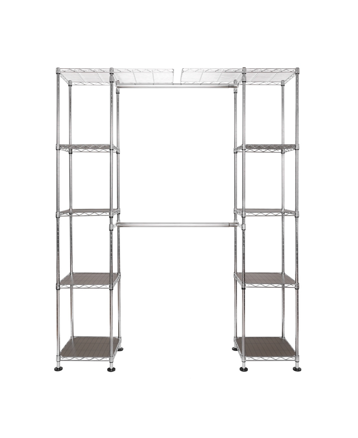 Seville Classics Expandable Closet Organizer System In White