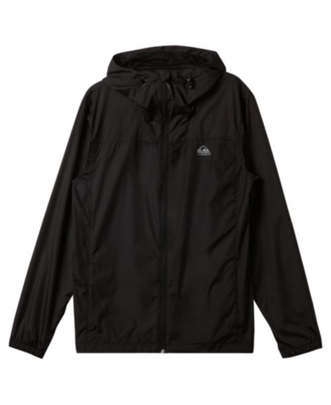 Мужская куртка Quiksilver Overcast Windbreaker, цвет: Чёрный