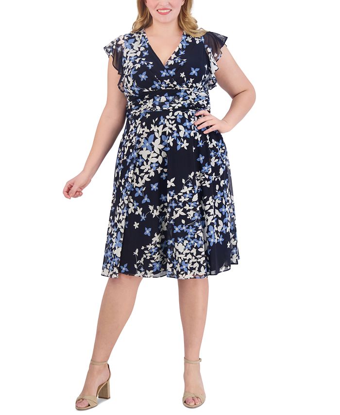 Jessica howard plus size long dresses 2025