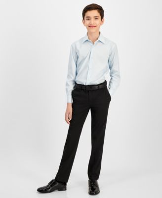Big Boys Classic Fit Machine Washable Stretch Dress Pants