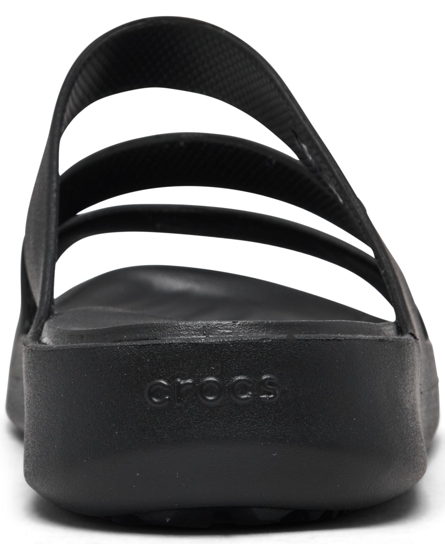 Женские сандалии Crocs Getaway Casual Strappy, цвет: Чёрный — фото 4