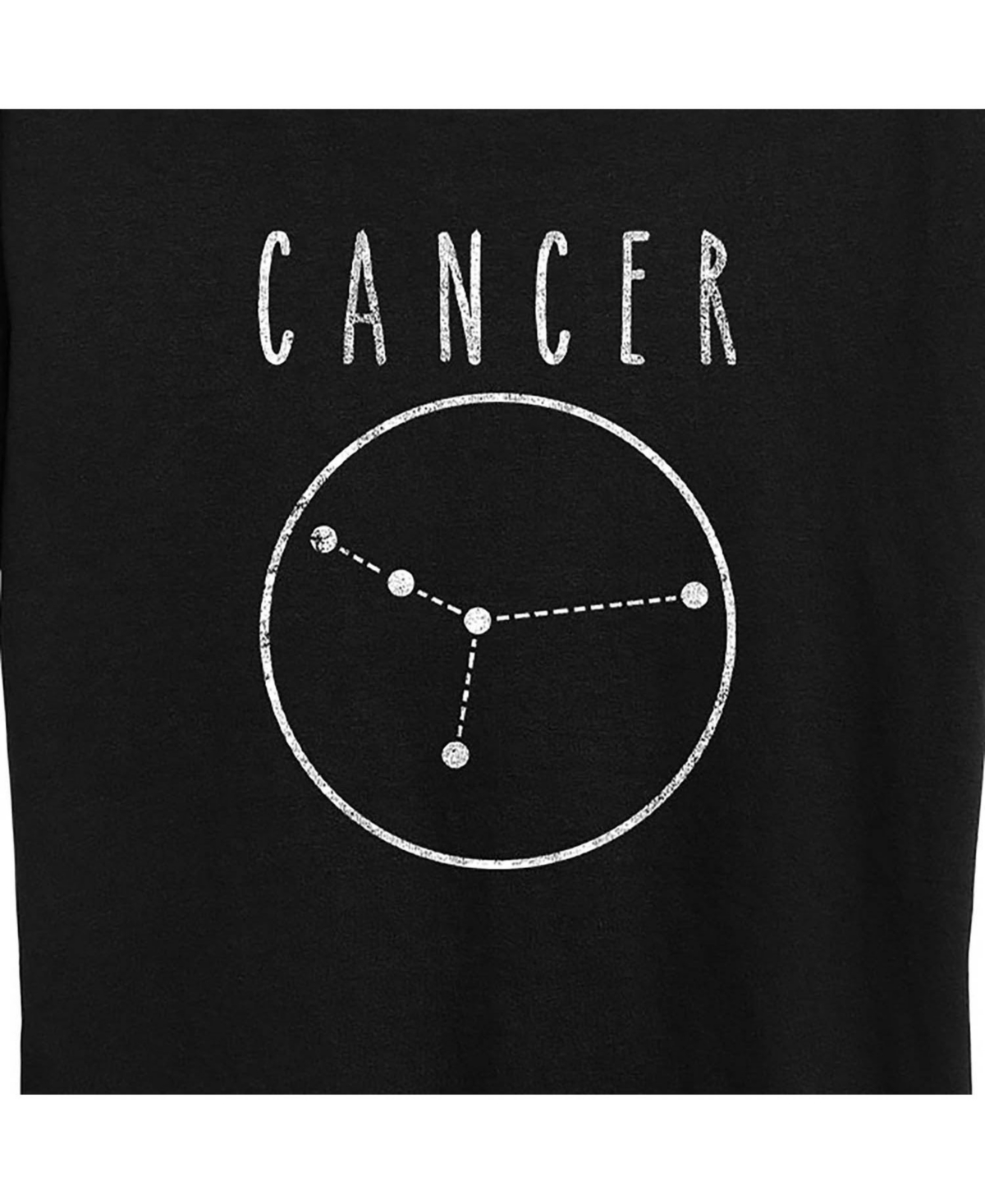 Hybrid Apparel Trendy Plus Size Astrology Cancer Graphic T-shirt