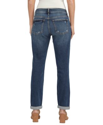 Women's Boyfriend Mid Rise Slim Leg Jeans