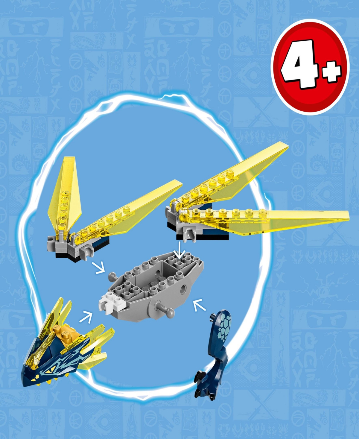 Lego Ninjago 71798 Nya and Arin's Baby Dragon Battle Toy Building Set