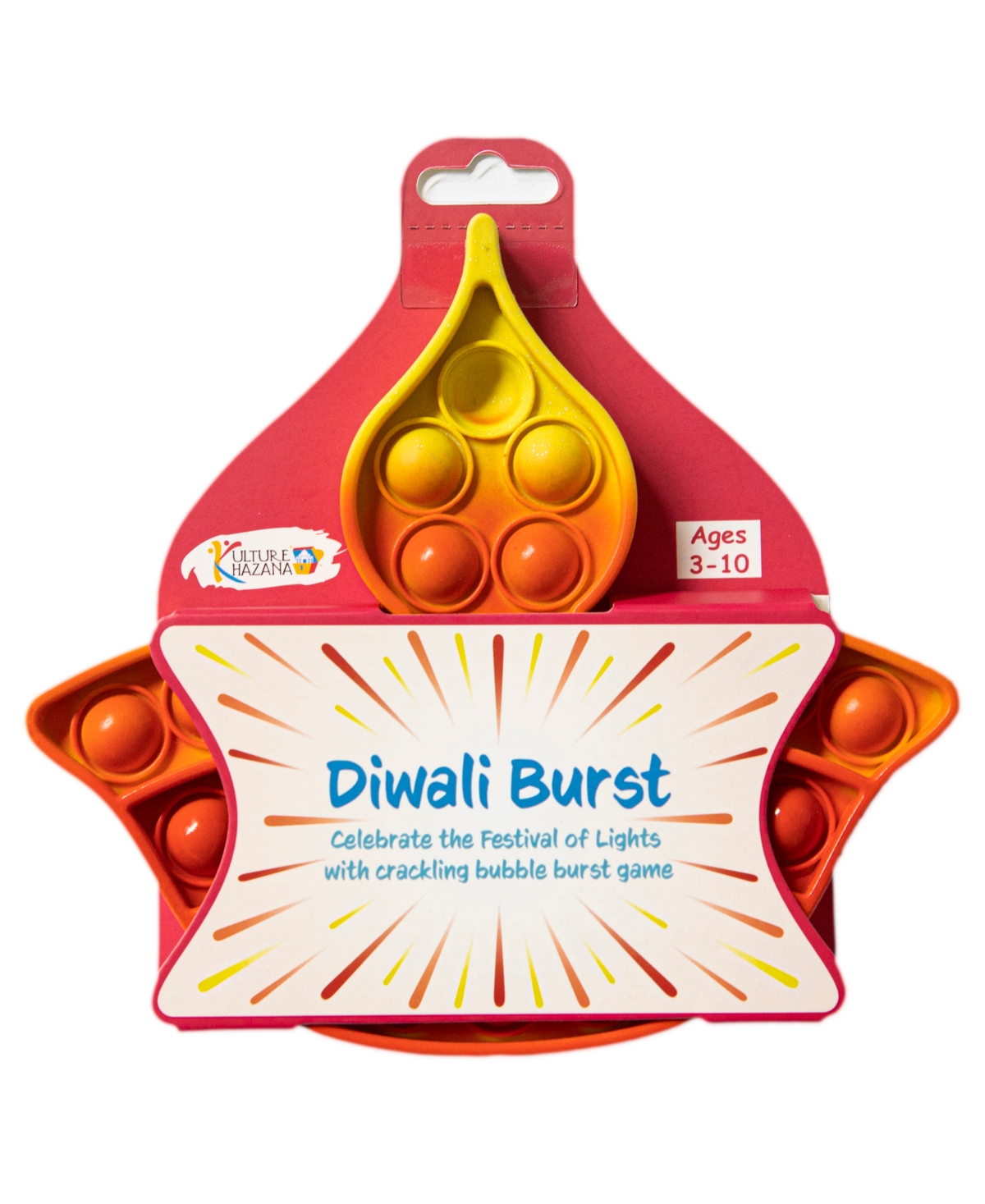 Shop Kulture Khazana Diwali Diya Burst Fidget Toy In Mutli