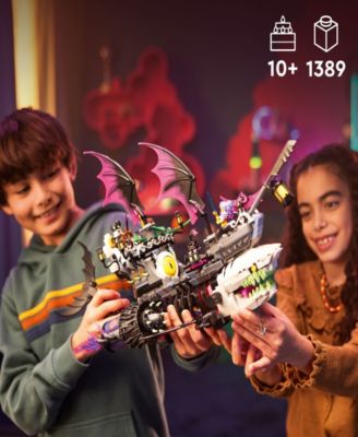 LEGO® DREAMZzz 71469 Nightmare&nbsp;Shark&nbsp;Ship Toy Building Set with Mateo, Izzie, and Nova Minifigures