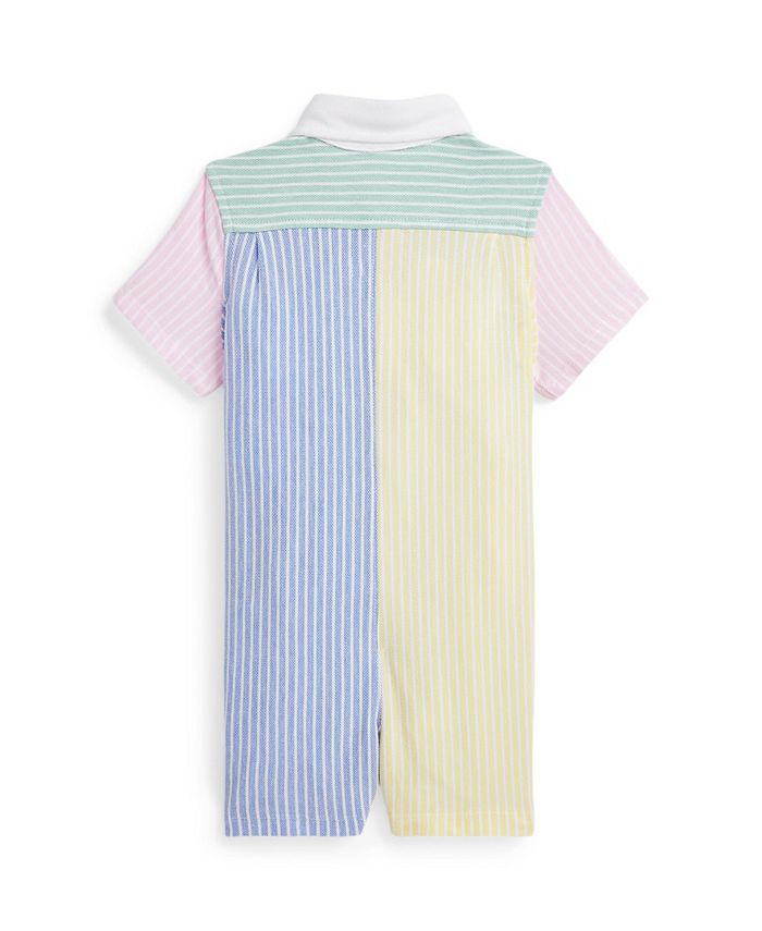 Polo Ralph Lauren Baby Boys Knit Oxford Fun Shortall Macy's