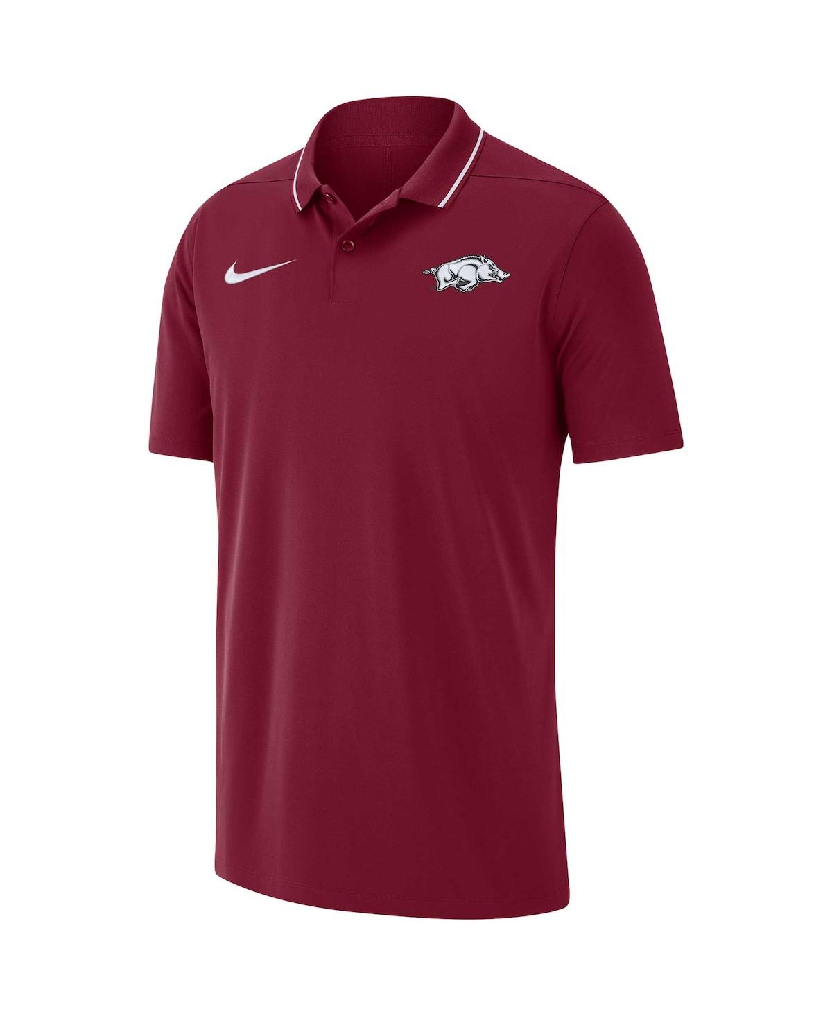 Shop Nike Men's  Cardinal Arkansas Razorbacks 2023 Coaches Performance Polo Shirt