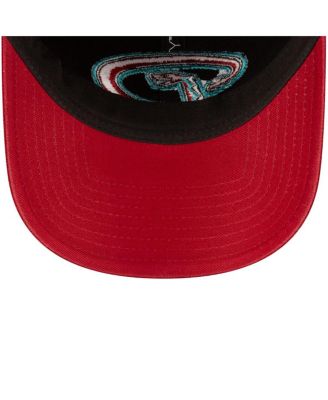 Men's Black, Red Arizona Diamondbacks Road Replica Core Classic 9TWENTY Adjustable Hat