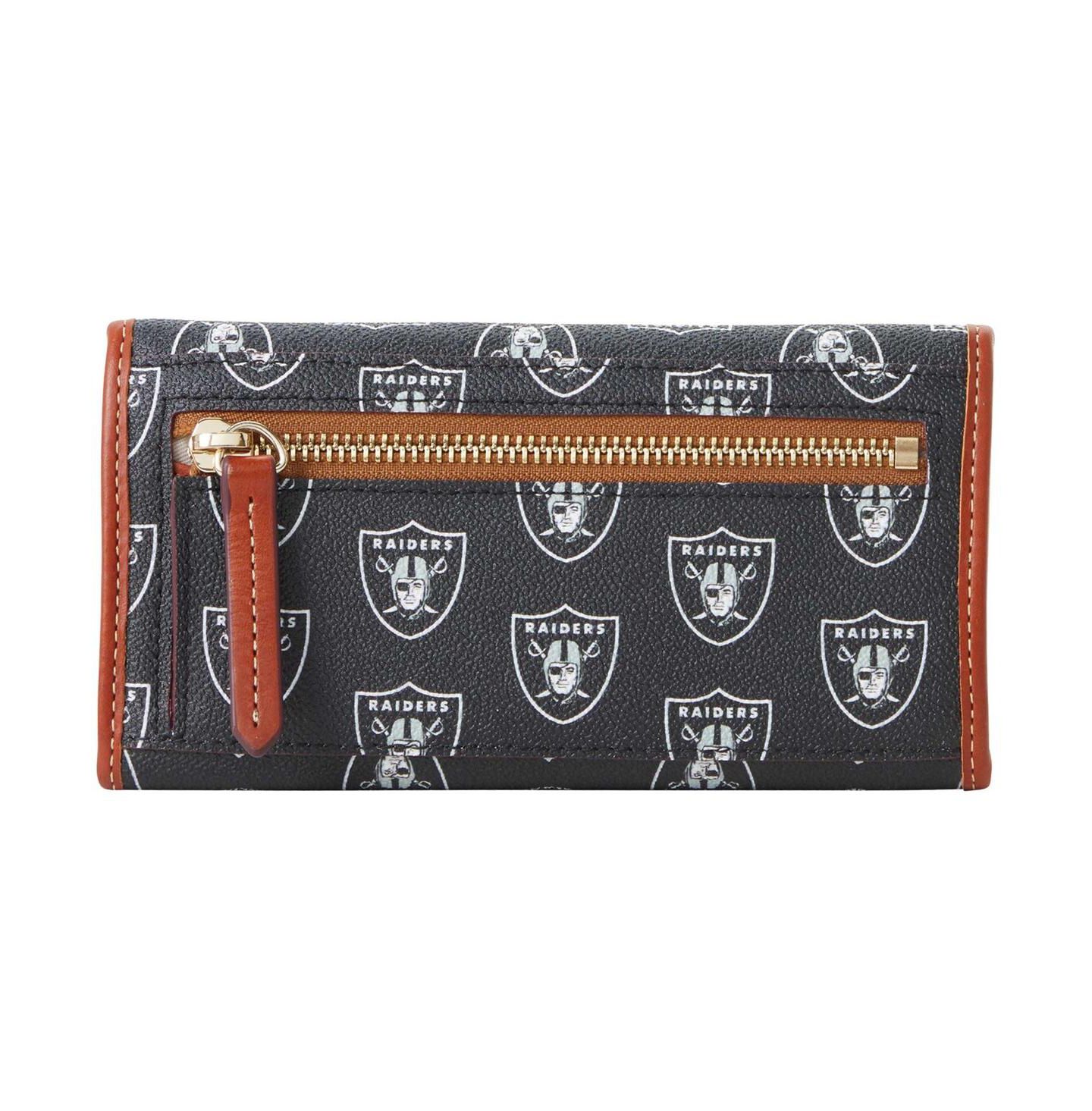 Женский кошелёк Dooney & Bourke Las Vegas Raiders Continental Wallet — фото 4