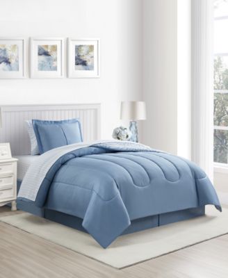 Botanica 8-Pc. Printed Reversible Comforter Set