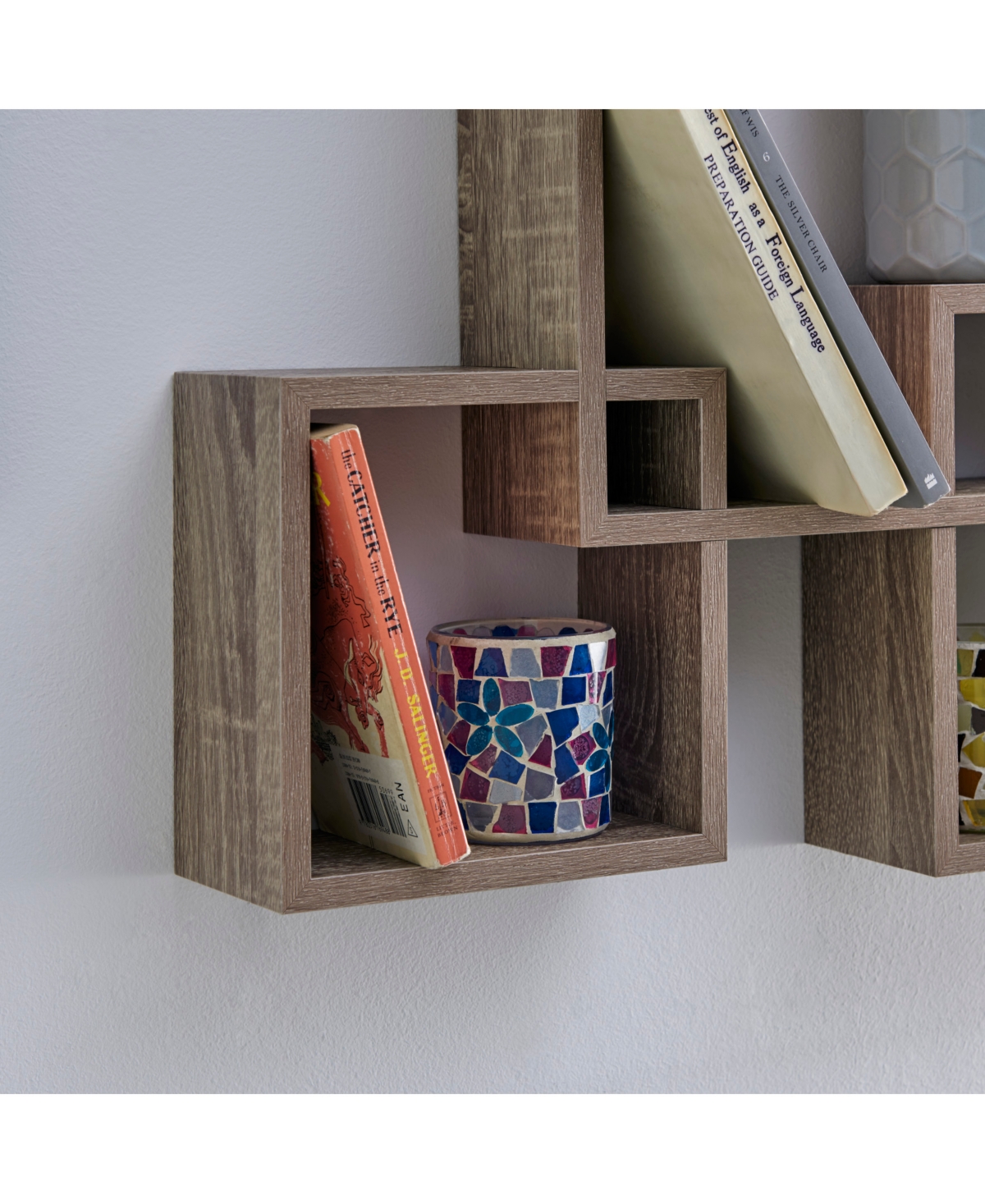 DANYA B INTERSECTING CUBE SHELVES 