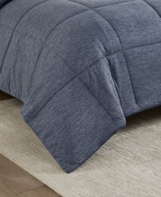 Comfort Cool Jersey Knit Oversized Down Alternative Comforter, Full/Queen