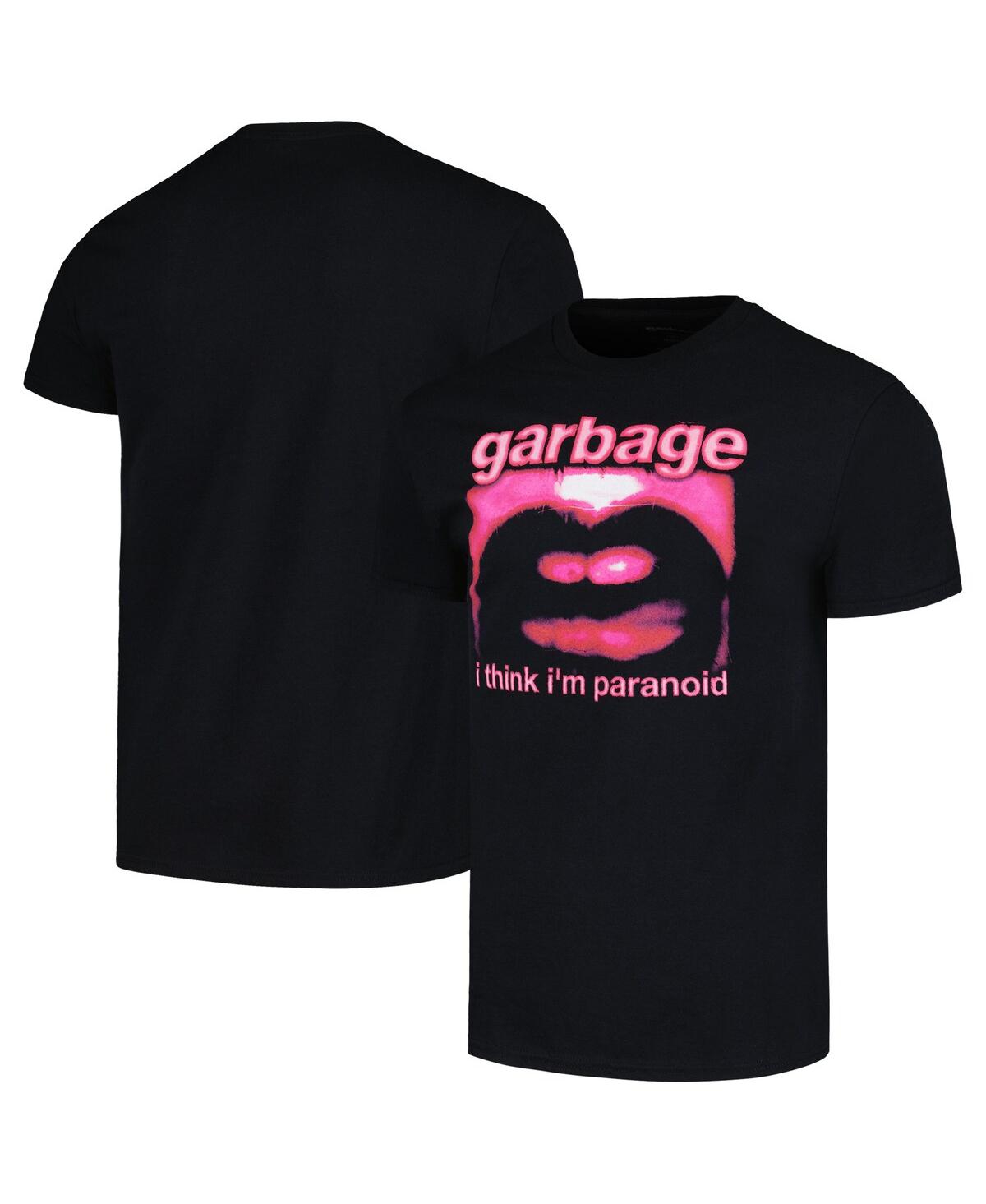 Men's Manhead Merch Black Garbage Paranoid Graphic T-shirt - Black