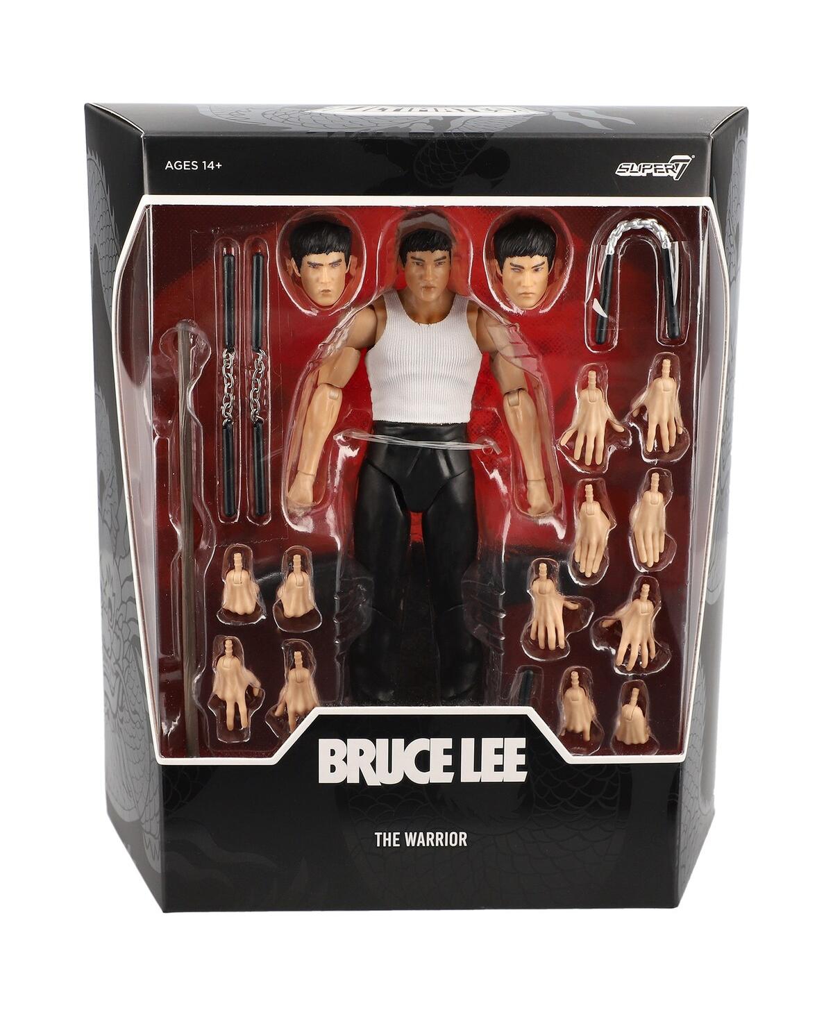 Shop Super 7 Bruce Lee Hollywood Icons The Warrior Ultimates! Figure In Multi