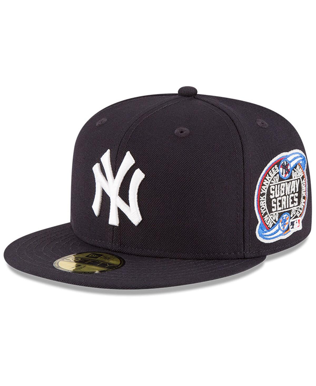 NEW ERA MEN'S NEW ERA NAVY NEW YORK YANKEES WORLD SERIES WOOL TEAM 59FIFTY FITTED HAT 