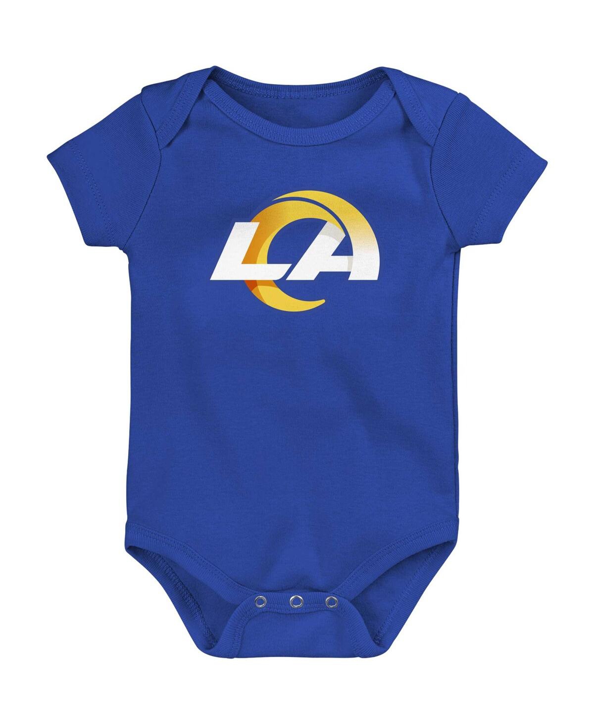 Shop Outerstuff Baby Boys And Girls Royal Los Angeles Rams Team Logo Bodysuit