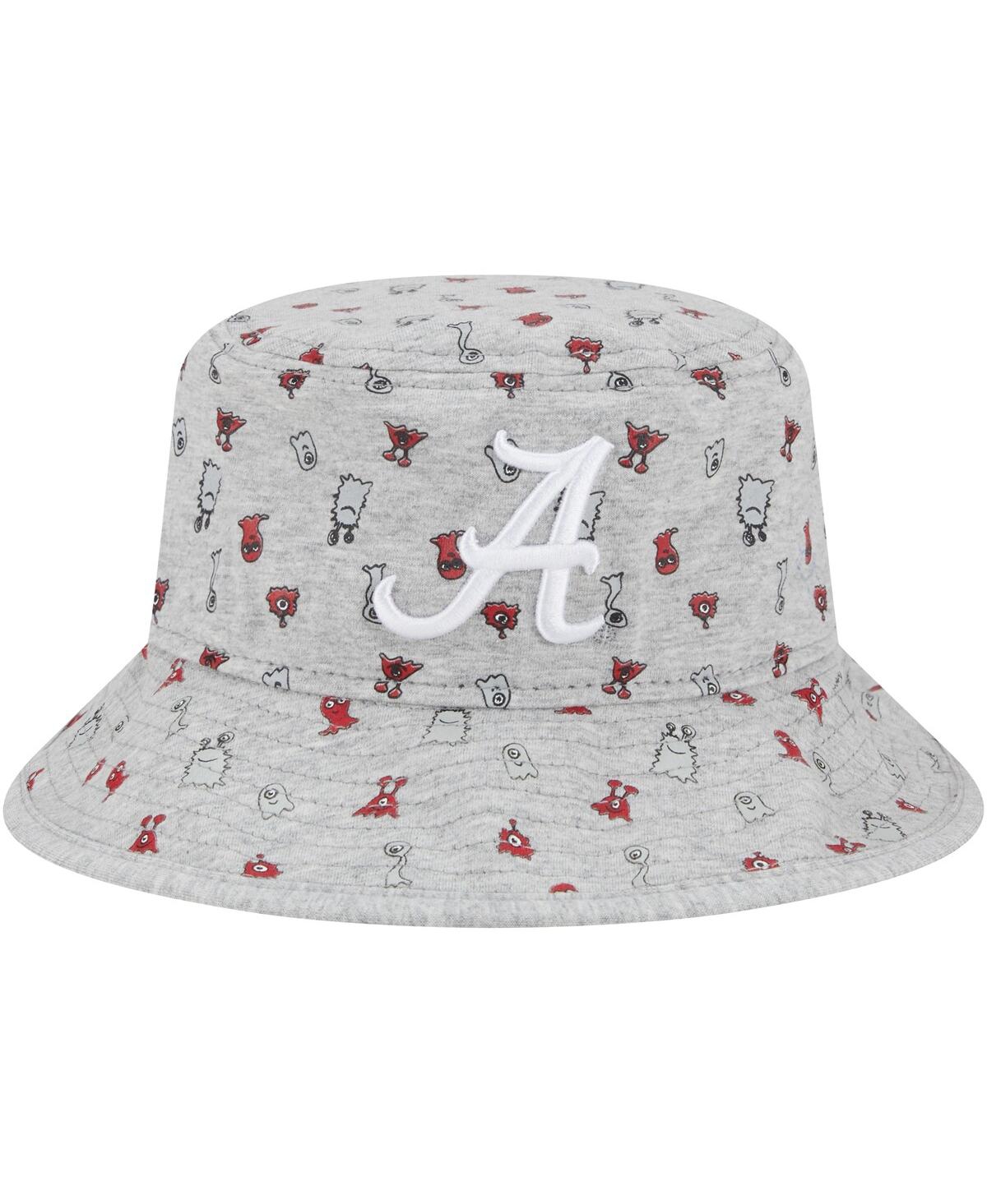 Shop New Era Toddler Boys And Girls  Heather Gray Alabama Crimson Tide Critter Bucket Hat