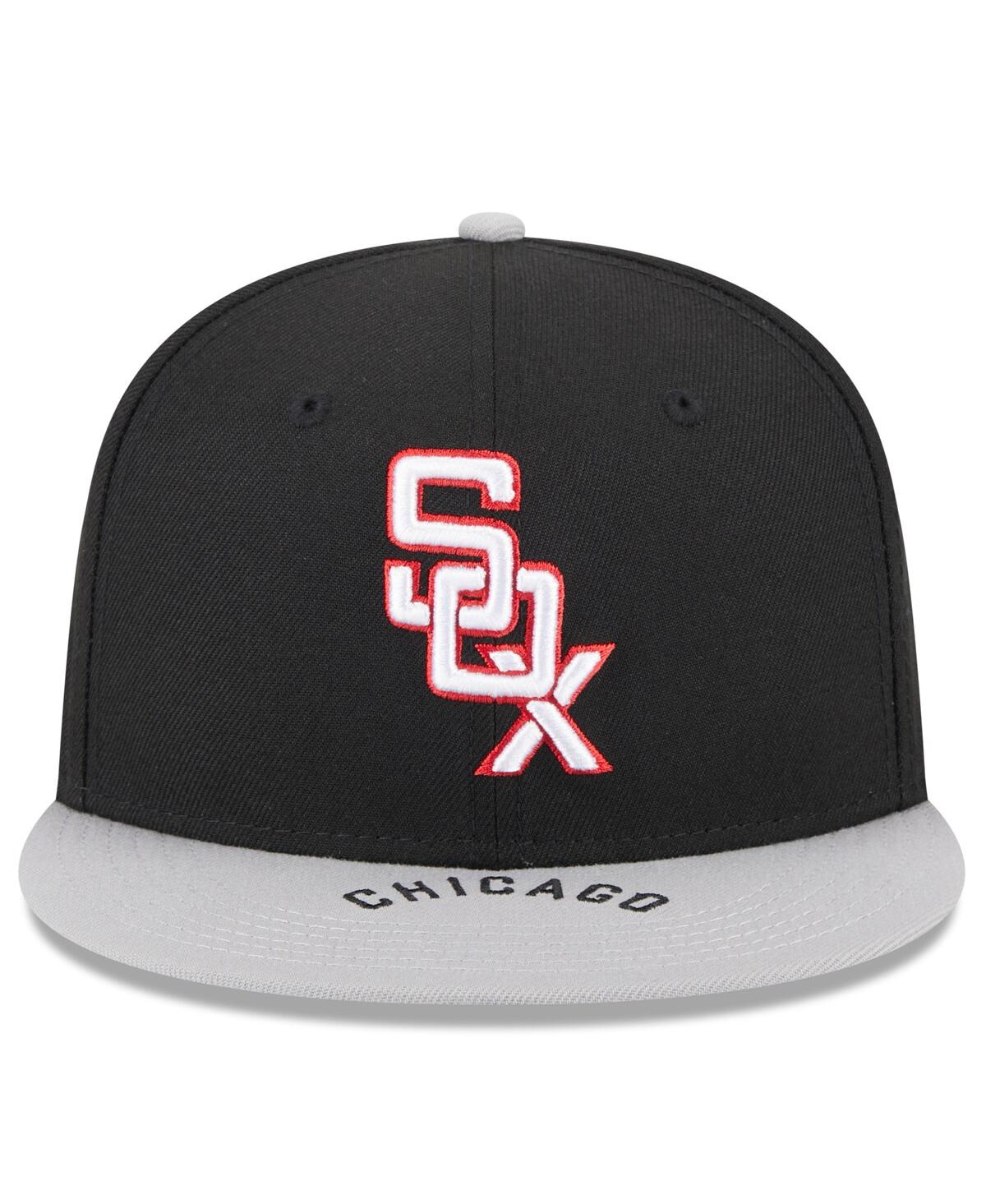 Men's New Era Gray Chicago White Sox On Deck 59FIFTY Fitted Hat - Gray