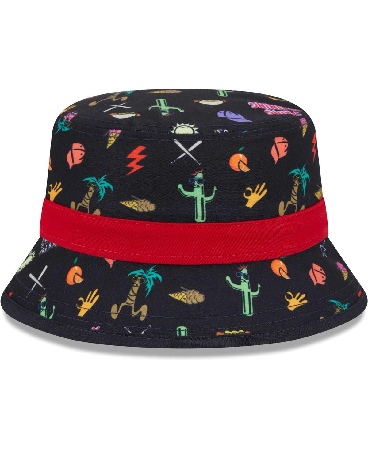 Shop New Era Toddler Boys And Girls  Navy Cleveland Guardians Spring Training Icon Bucket Hat