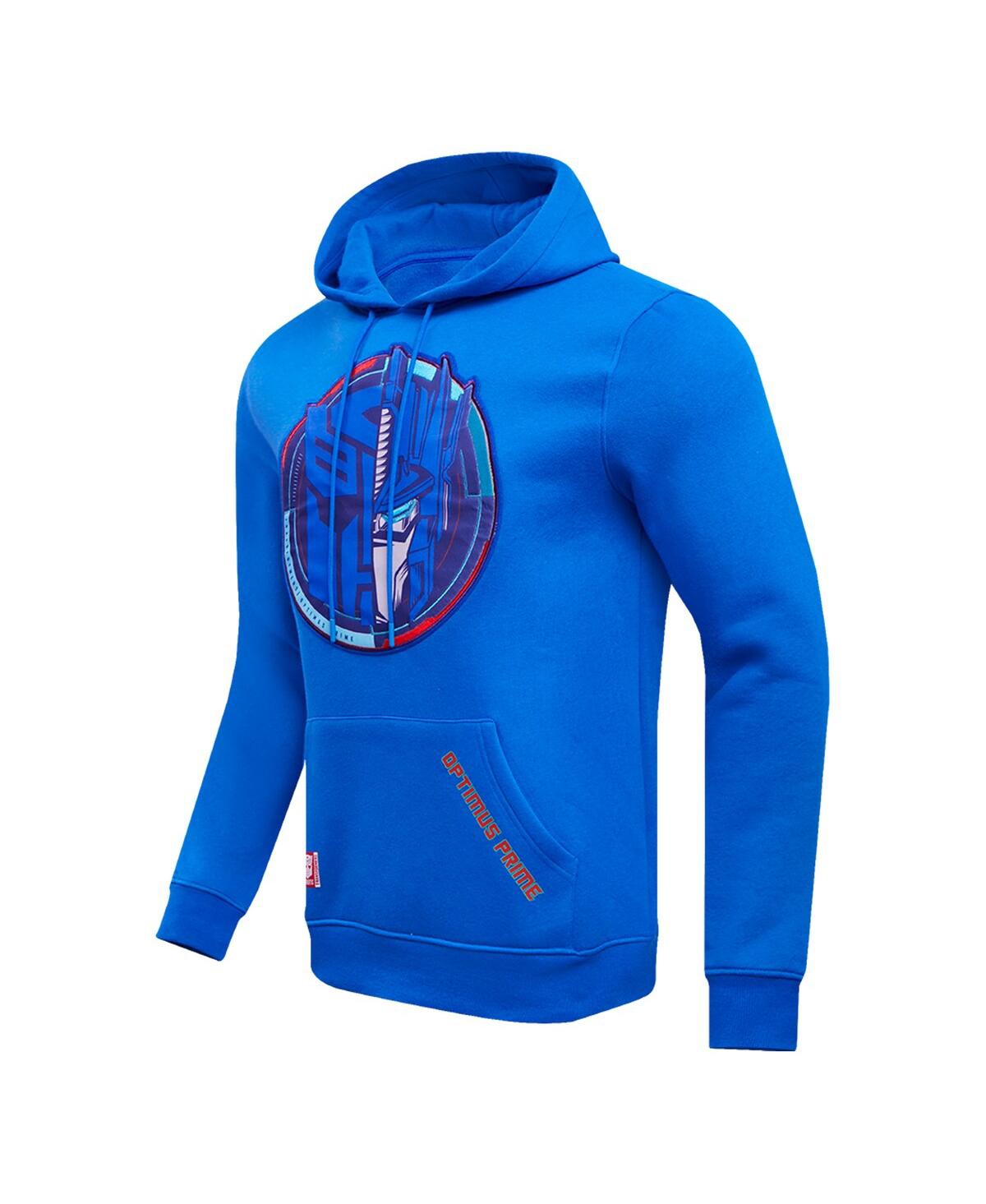 Shop Freeze Max Men's And Women's  Optimus Prime Royal Transformers Roll Out Pullover Hoodie