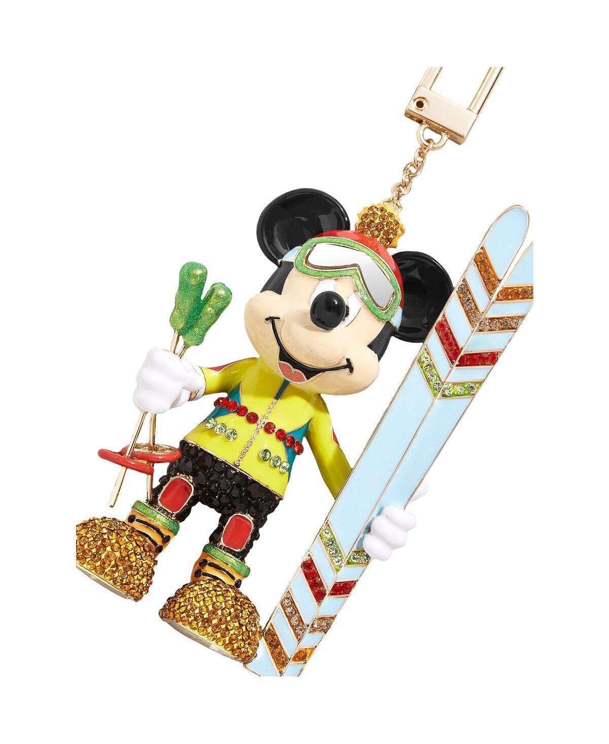 Shop Baublebar Women's  Mickey Mouse Skiing Bag Charm In Multi