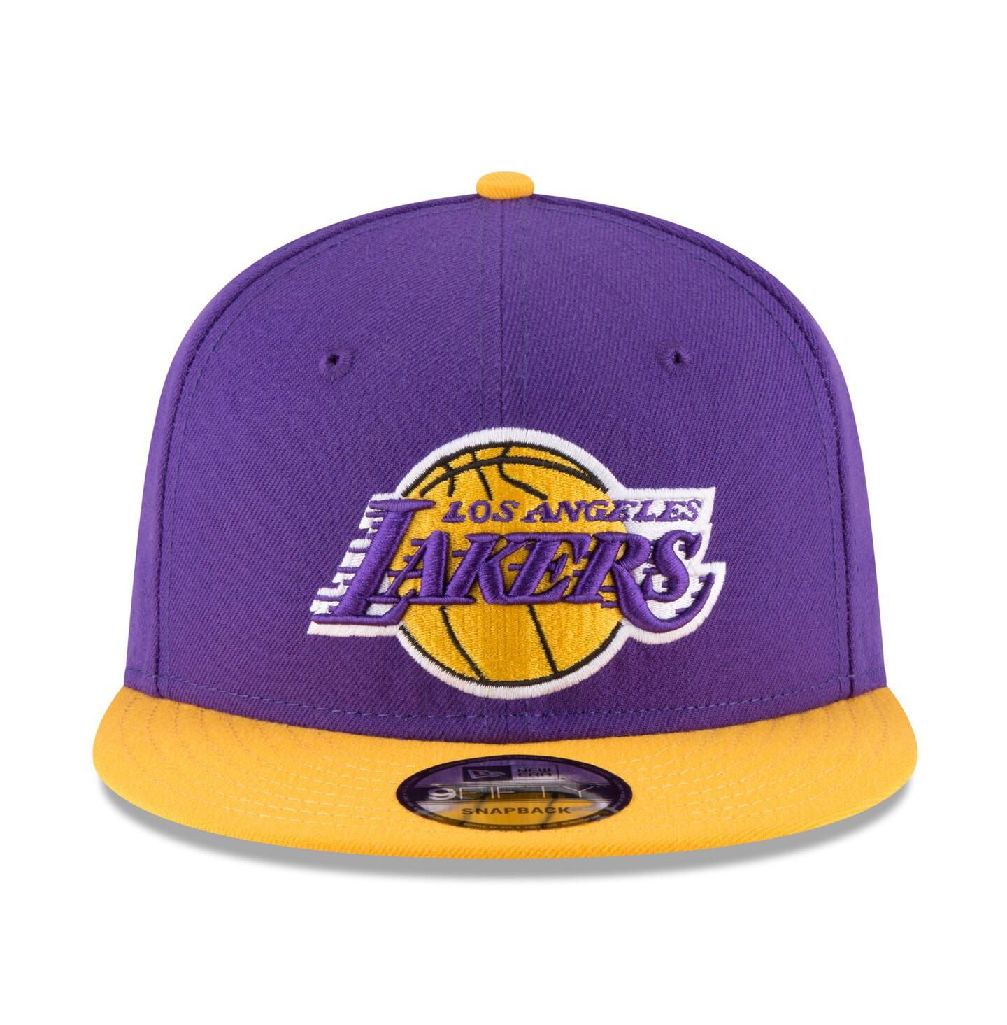 Мужская кепка New Era Purple, Gold Los Angeles Lakers Two-Tone 9FIFTY Adjustable Hat — фото 2