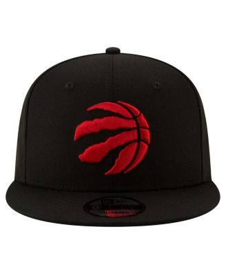 Men's Black Toronto Raptors Official Team Color 9FIFTY Snapback Hat