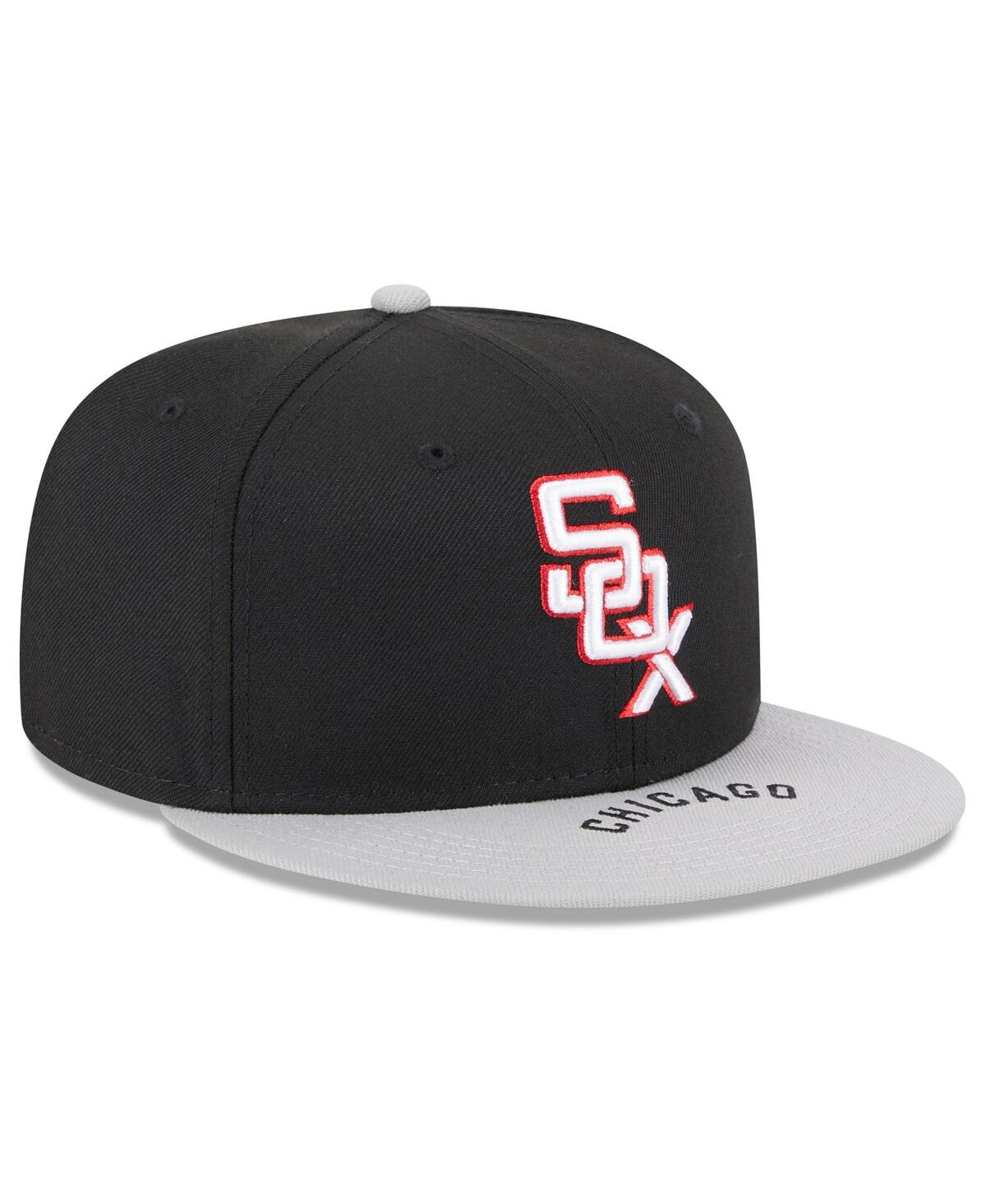 Men's New Era Gray Chicago White Sox On Deck 59FIFTY Fitted Hat - Gray