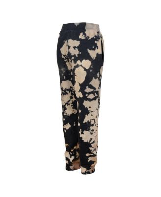 Big Boys Black Distressed Atlanta Braves Lose Yourself Fleece Pants