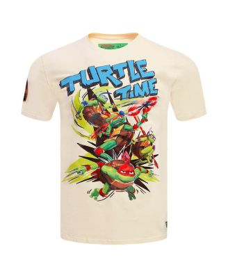Men's and Women's Natural Teenage Mutant Ninja Turtles Turtle Time Graphic T-shirt