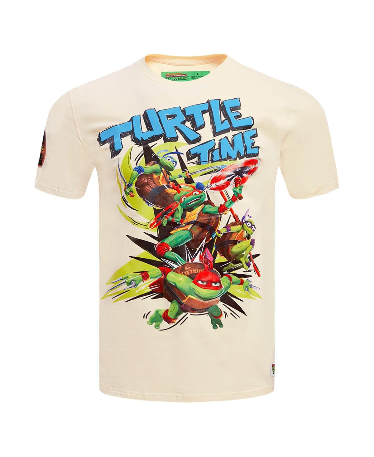 Freeze Max Men's And Women's  Natural Teenage Mutant Ninja Turtles Turtle Time Graphic T-shirt In Natural