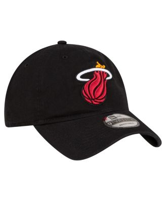 Men's Black Miami Heat Team 2.0 9TWENTY Adjustable Hat