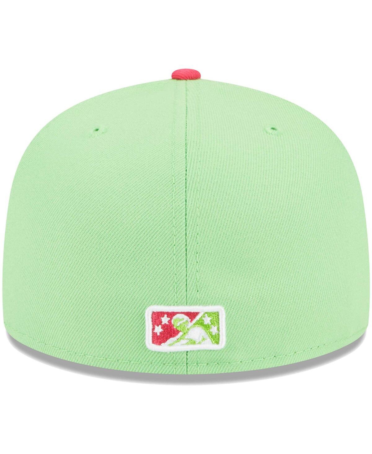 Shop New Era Men's  Green Pensacola Blue Wahoos Theme Nights Pensacola Mullets Alternate 2 59fifty Fitted