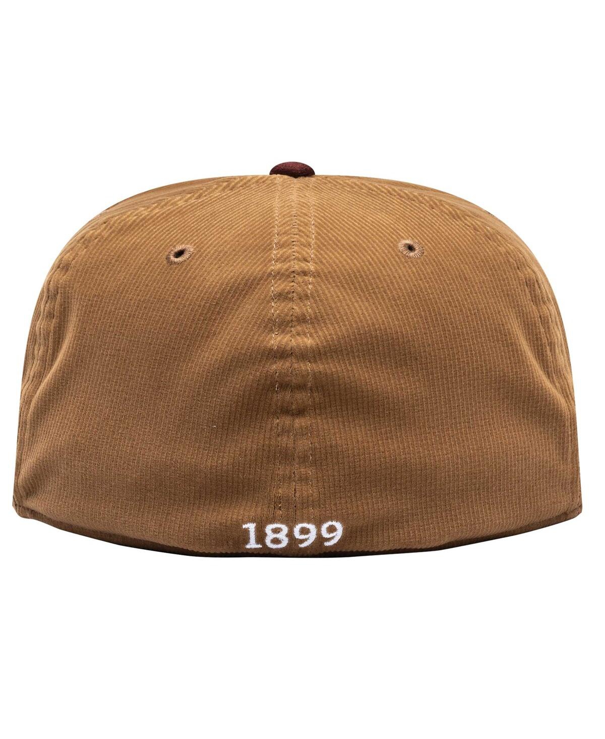 Shop Fan Ink Men's Brown Barcelona Cognac Fitted Hat