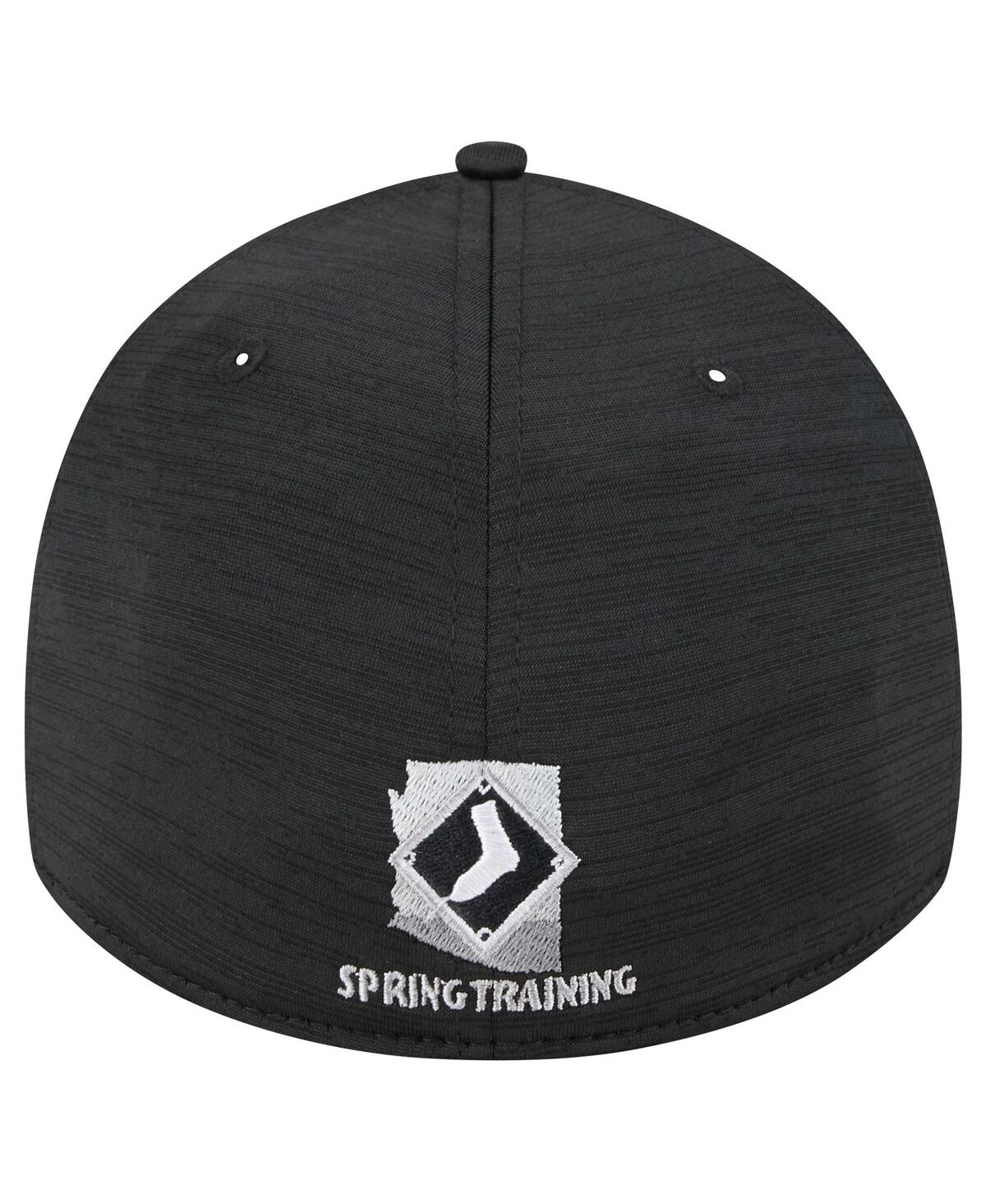 Shop New Era Men's  Black Chicago White Sox Spring Training Digi 39thirty Flex Hat