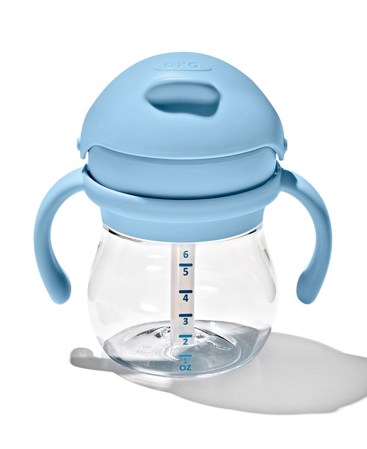 Oxo Tot Transitions 6 oz Straw Cup With Removable Handles In Dusk