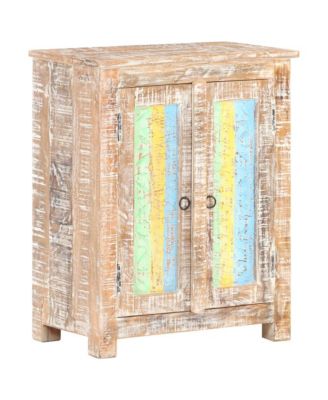 Sideboard 24"x13.8"x29.9" Rough Acacia Wood