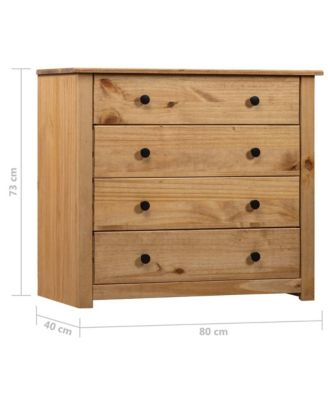 Side Cabinet 31.5"x15.7"x28.7" Pine Panama Range