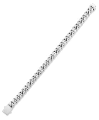 Men's Heavy Curb Link Chain Bracelet