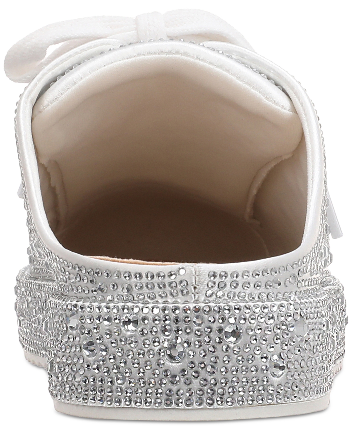 Shop Inc International Concepts Women's Larisaa Embellished Mule Sneakers, Created For Macy's In Silver Bling