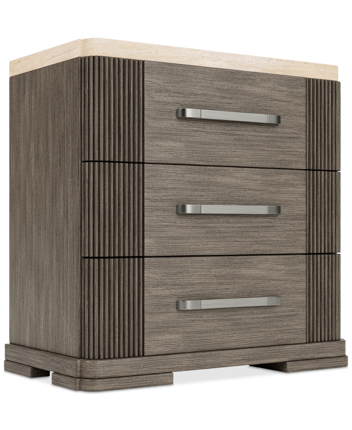 MACY'S FRANDLYN STONE TOP NIGHTSTAND 