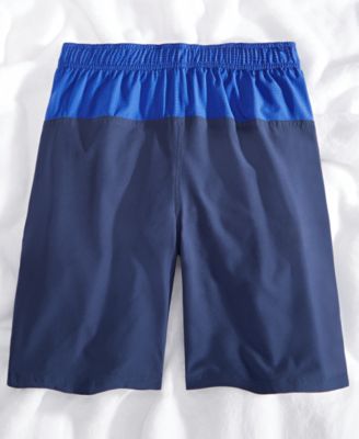 Men's Contend Water-Repellent Colorblocked 9" Swim Trunks