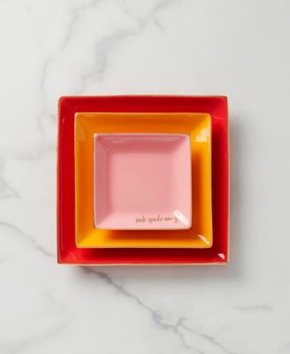 Kate Spade Make it Pop 3-Piece Tray Set