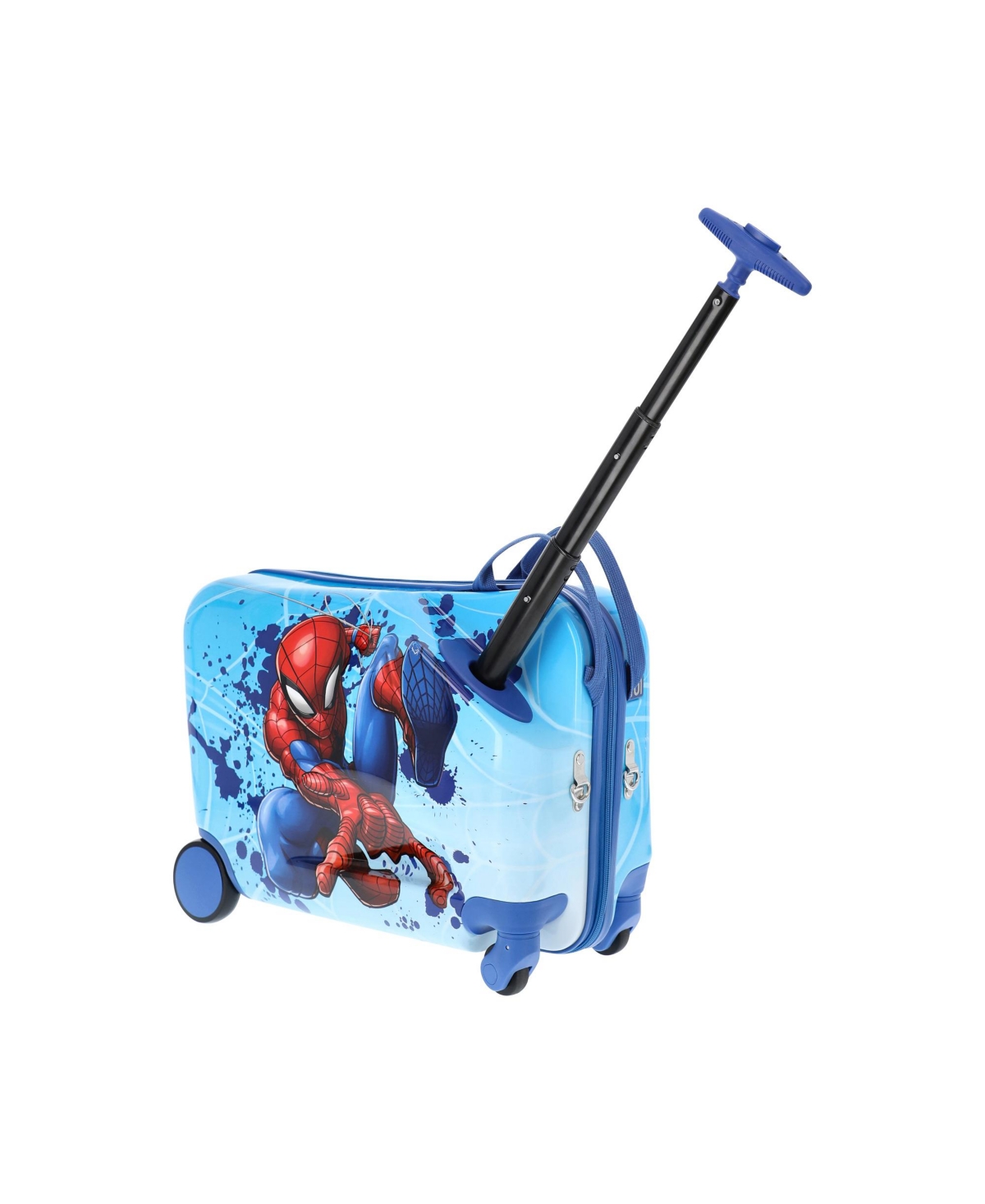 Shop Ful Marvel  Ride-on Luggage Spiderman Kids 14.5" Luggage In Blue