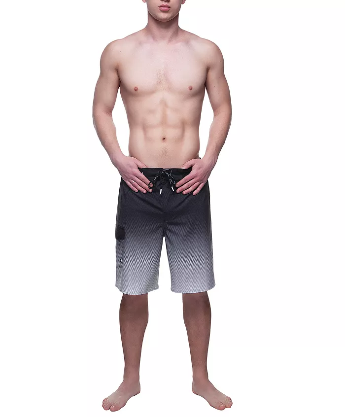Men's 9" NO Liner Board Shorts Elastic Waist Quick Dry Swim Trunks - thumbnail 2